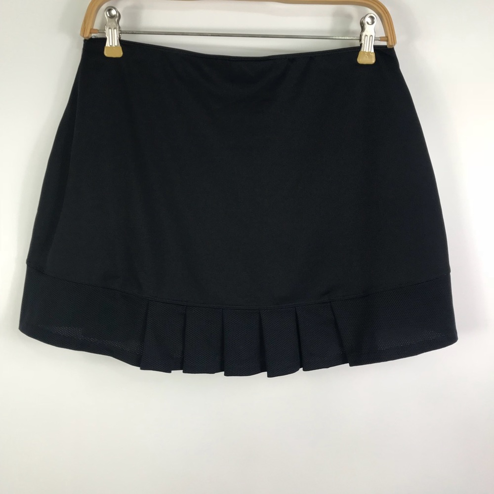 K-Swiss Black Active Skirt w/ Built-in Shorts Sz M - Picture 2 of 8